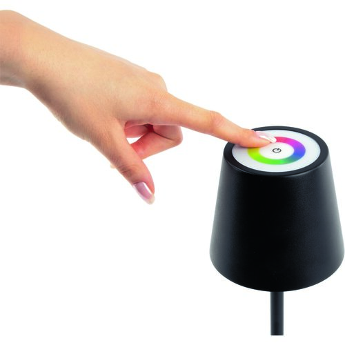 Classbach TL 4025 LED-es újratölthető asztalilámpa, fekete