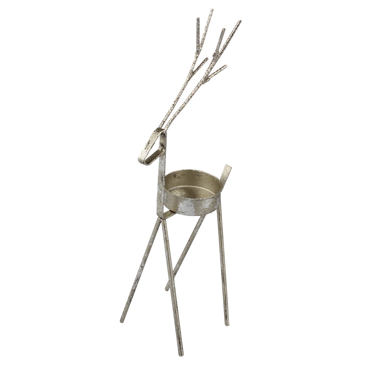 Vánoční kovový svícen Sob, 38 cm
