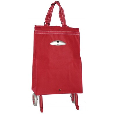 Gimi Brava nákupní taška na kolečkách červená