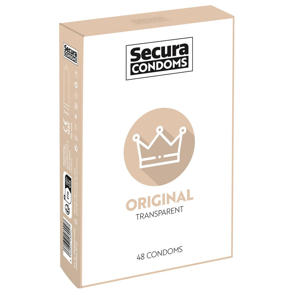 Levně Kondomy Secura Original, 48 ks