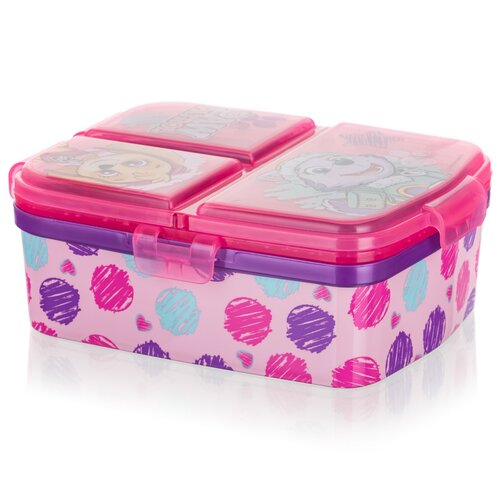 Vetro-plus Box snackdoboz, osztott PATROLA Girl17,5 x 13 cm