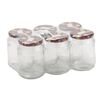 Set 6 borcane de conservare Fructe, 720 ml