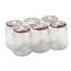Set 6 borcane de conservare Fructe, 720 ml