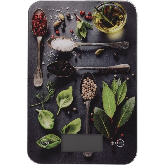 Digitálna kuchynská váha Spices, 5 kg, basil