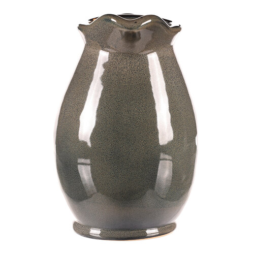 Ceramiczny dzban szary, 15 x 16 x 23 cm, średni