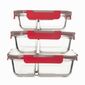 Tavă de copt divizată cu capac din plastic Orion,23,5 x 18 x 7,5 cm