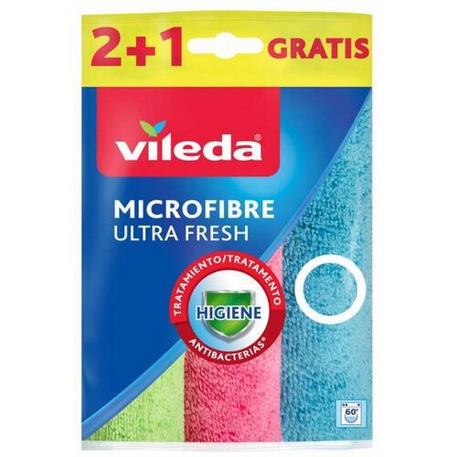 Vileda Handričky z mikrovlákna Ultra Fresh 2+1 ks