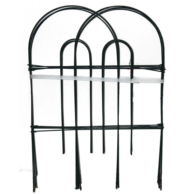 Ogrodzenie ogrodowe 60 cm x 3 m, zielone