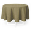 Table pamut asztalterítő khaki, átmérő 150 cm