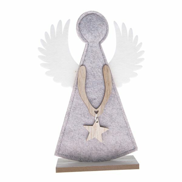 Vánoční dekorace Anděl 27 cm, filc