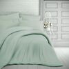 Kvalitex Satenasta posteljnina Stripe olivna, 140