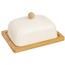 Orion porcelanska maslenka bambus WHITELINE, 16,5x 12,5 cm