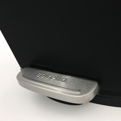 Spirella Pedálový odpadkový kôš soft-close Akira 12 l, matná čierna