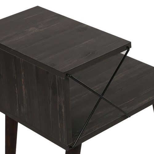 Măsuță de noptieră Cross Dark Brown