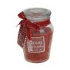 Lumânare aromată Morlais, în borcan, roşu, 9 cm