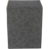 Autronic Cutie de depozitare din material textilcu capac 38 × 28 × 50 cm, gri