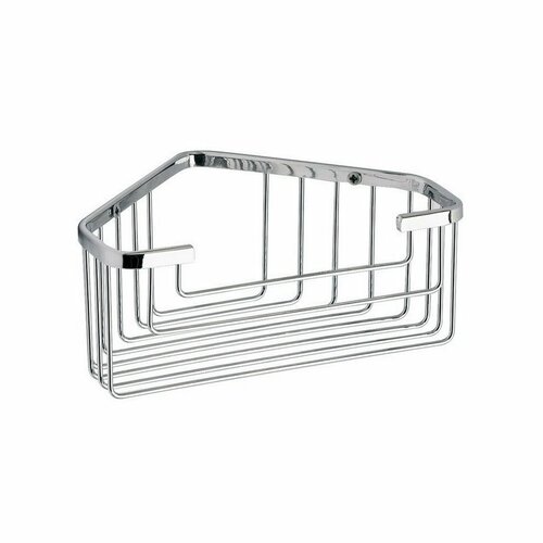 GEDY 2483 Smart sarokpolc zuhanyzóhoz, 20 x 8 x15,1 cm, ezüst színű