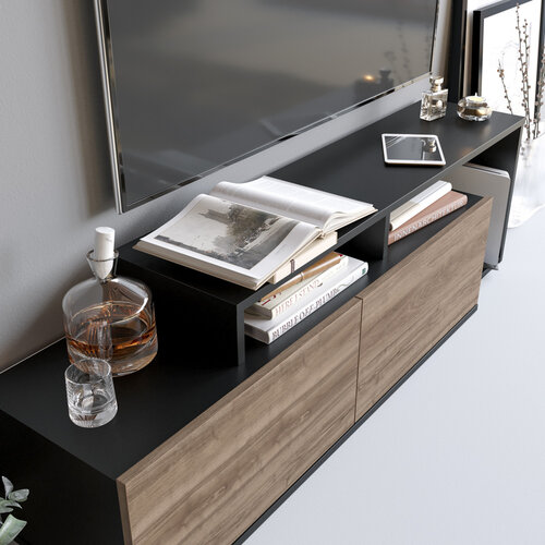 TV stolík Nexera Black