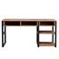 Pracovný stôl Emro Walnut and Black