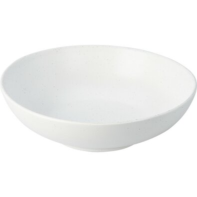 Glazirana globoka krožnik Stone, 680 ml, bela