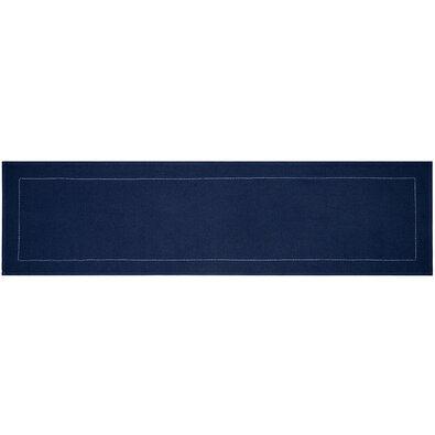 Bieżnik Heda ciemnoniebieski, 33 x 130 cm