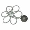 Kaminrosette 200 mm, verstellbar, 6 Federn mit Gegengewicht