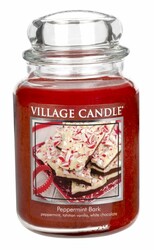 Village Candle illatgyertya, Borsmentás élvezet - Peppermint bark, 645 g