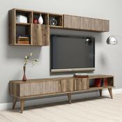 Ściana telewizyjna Milan Walnut