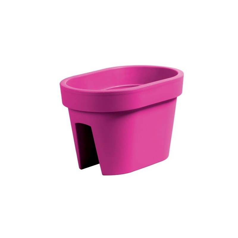 Prosperplast Truhlík na zábradlie Lofly Railing fuchsiová, 40 c, 40 cm