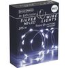 Drut świetlny z timerem Silver lights 40 LED, zimna biała, 195 cm