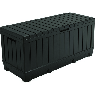 Keter Cutie de depozitare pentru grădină Kentwoodgri, 350 l, 128 x 59 x 54 cm