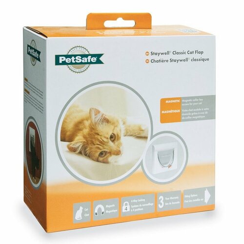 PetSafe® Staywell Classic mágneses ajtó, fehér,22,4 x 22,4 cm