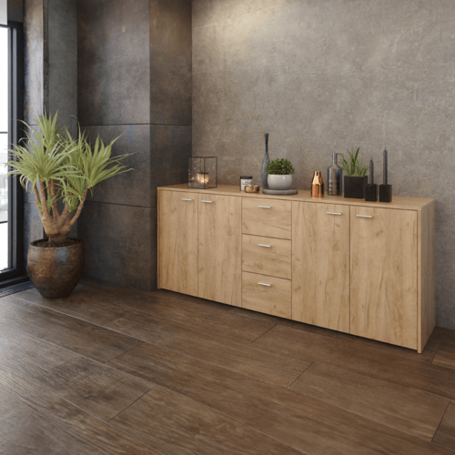 Skříňka HUGOS 180, dub artisan