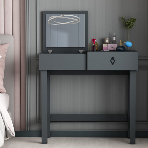 Kozmetický stolík Nero Anthracite