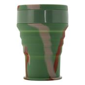 Cattara Silikonový skládací kelímek Army, 350 ml