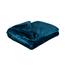 Koc XXL / Narzuta na łóżko petrol blue, 200 x 220 cm