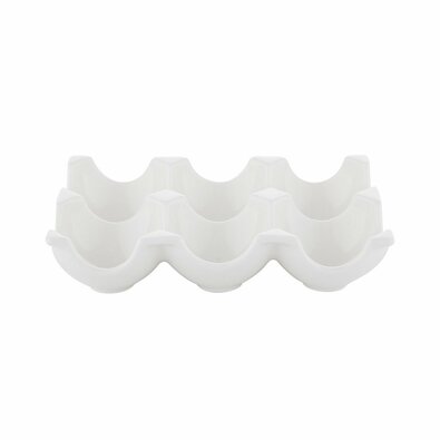 Florina porcelanski krožnik za jajca Modern, 10 x15 cm