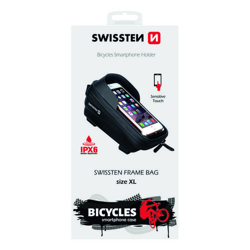 SWISSTEN Wasserdichte Fahrradhalterung FRAME BAG XL