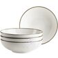 Mäser Set de 4 boluri Pintar Alb albastru puncte22 cm