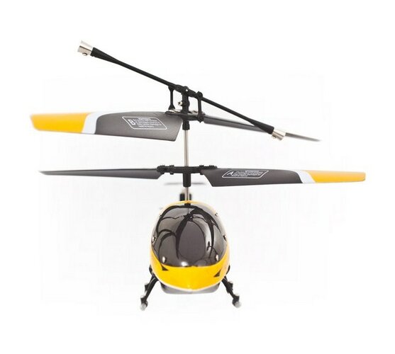 Vnútorný trojkanálový 19 cm vrtuľník - žltý, Buddy, biela + žltá