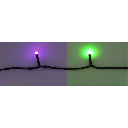 RGB božične LED-lučke z daljinskim upravljalnikom,198 LED-diod, barvite, 19,8 m