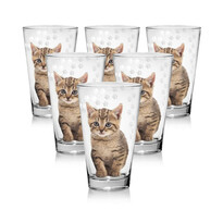 Cerve Sklenice Cat 310 ml, 6 ks Cerve Sklenice Cat 310 ml, 6 ks