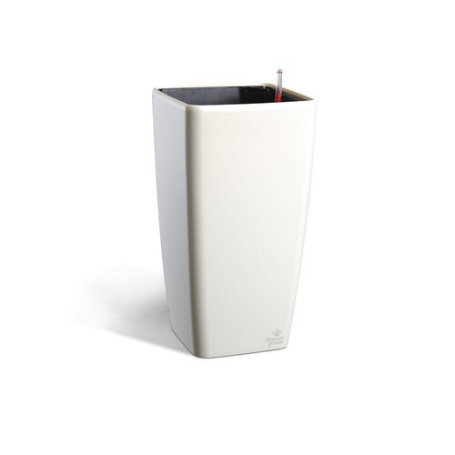 Flower Lover Горщик для квітів з самополивом  Quadrato Grande білий, 18 х 33 см