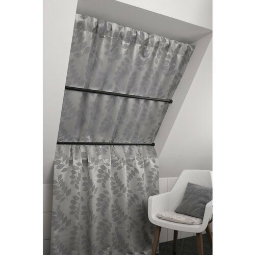 Bară de împrăștiere 26/23 mm negru mat , 125 - 220cm