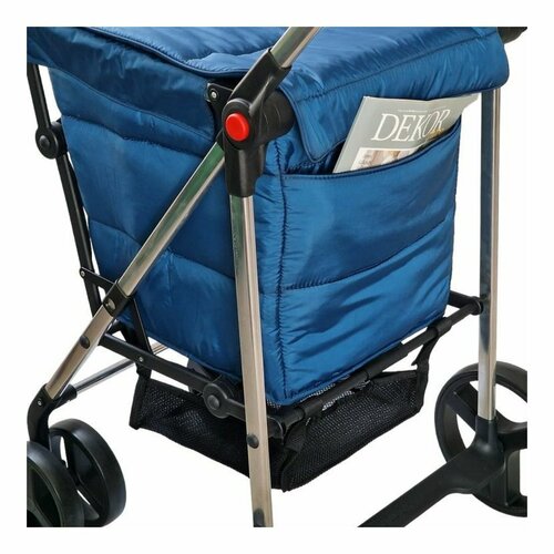 Rolser Składany wózek na kółkach Basket Polar 4Big, czarny