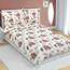 Bellatex Krepp-Bettwäsche Feder creme, 140 x 220 cm, 70 x 90 cm