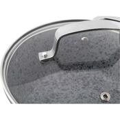 Lamart LT1254 ponev z pokrovom Granit, premer 24cm