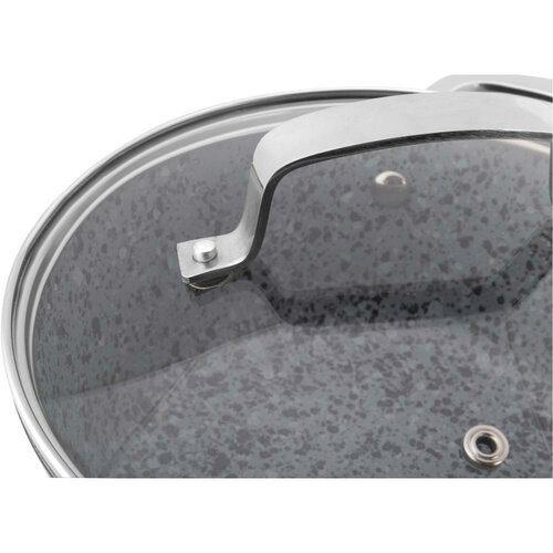 Lamart LT1254 serpenyő fedéllel Granit, átmérő 24cm