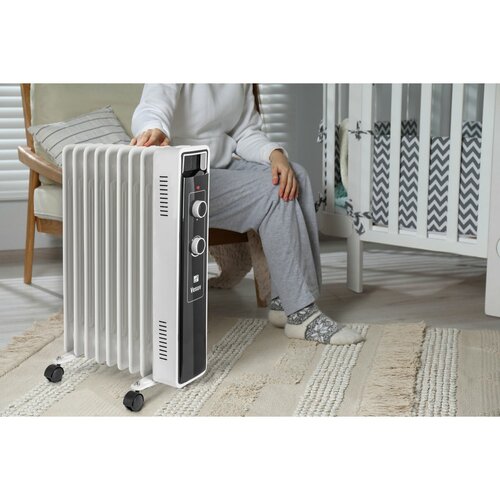 G21 Vesuv olejový radiátor, 9 rebier, 2000 W,biely