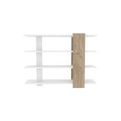 Knihovna Nur White and Walnut
